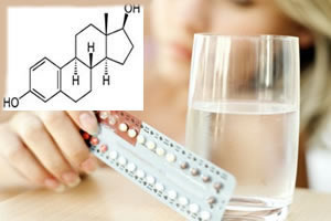 Pílulas anticoncepcionais contêm Esteroides